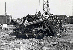 Crash debris at AFTN Udorn, on April 10, 1970