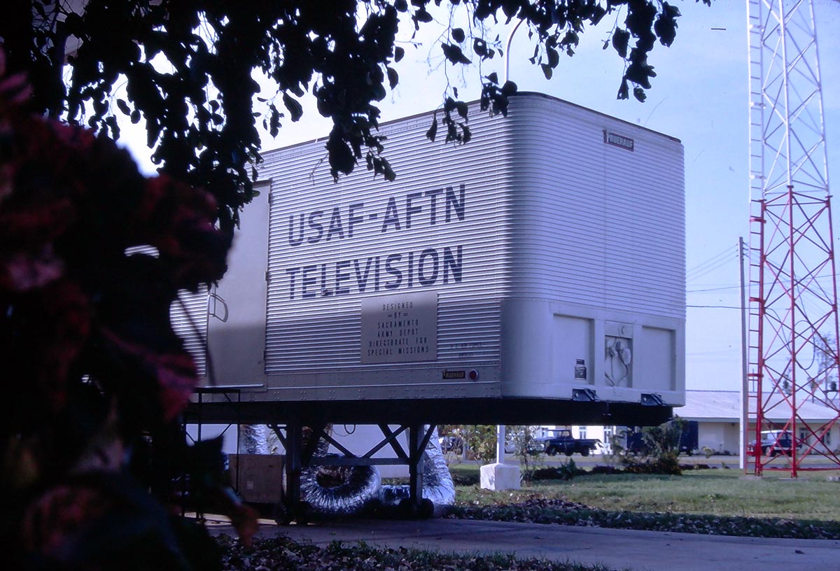 TV Van Comes to AFTN Takhli