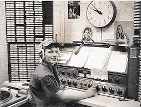 Mel Working A Radio Shift