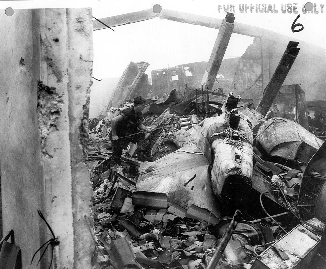 F4 Crash Photo - Udorn RTAFB - April 10, 1970
