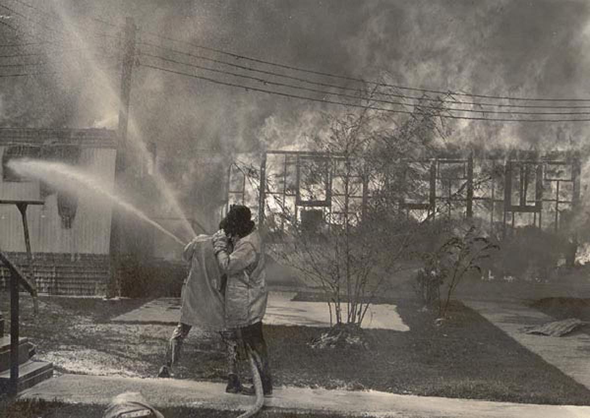 Fighting Fire at AFTN Udorn, April 10, 1970