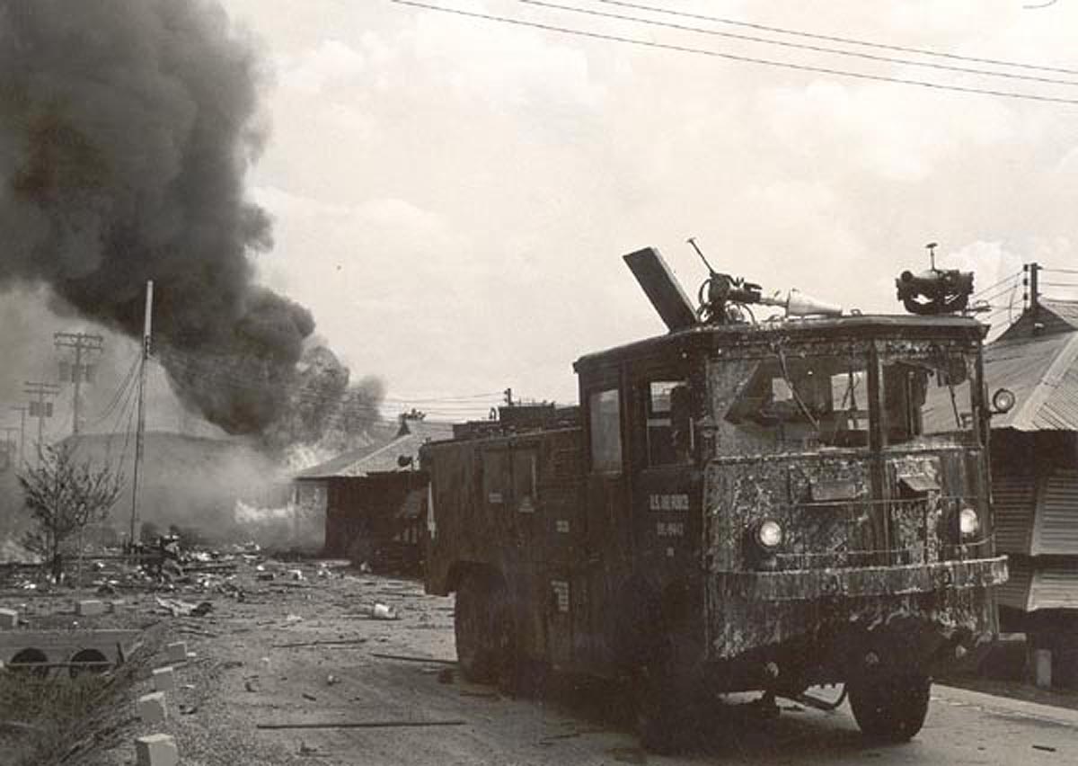 Firetruck at AFTN Udorn - April 10, 1970