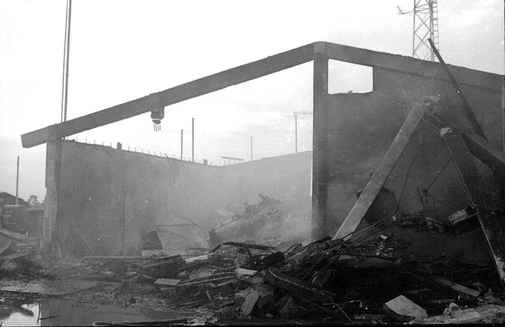 Ruins of AFTN Udorn station  April 10, 1970
