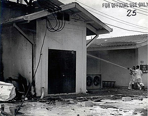 Firemen at AFTN Udorn on April 10, 1970