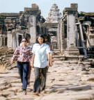 Visitors, Prasat Hin Phimai Temple, Phimai, Thailand