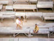 Kids on the street in Phimai