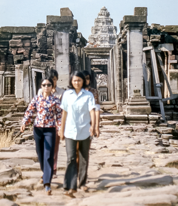 Visitors, Prasat Hin Phimai Temple, Phimai, Thailand