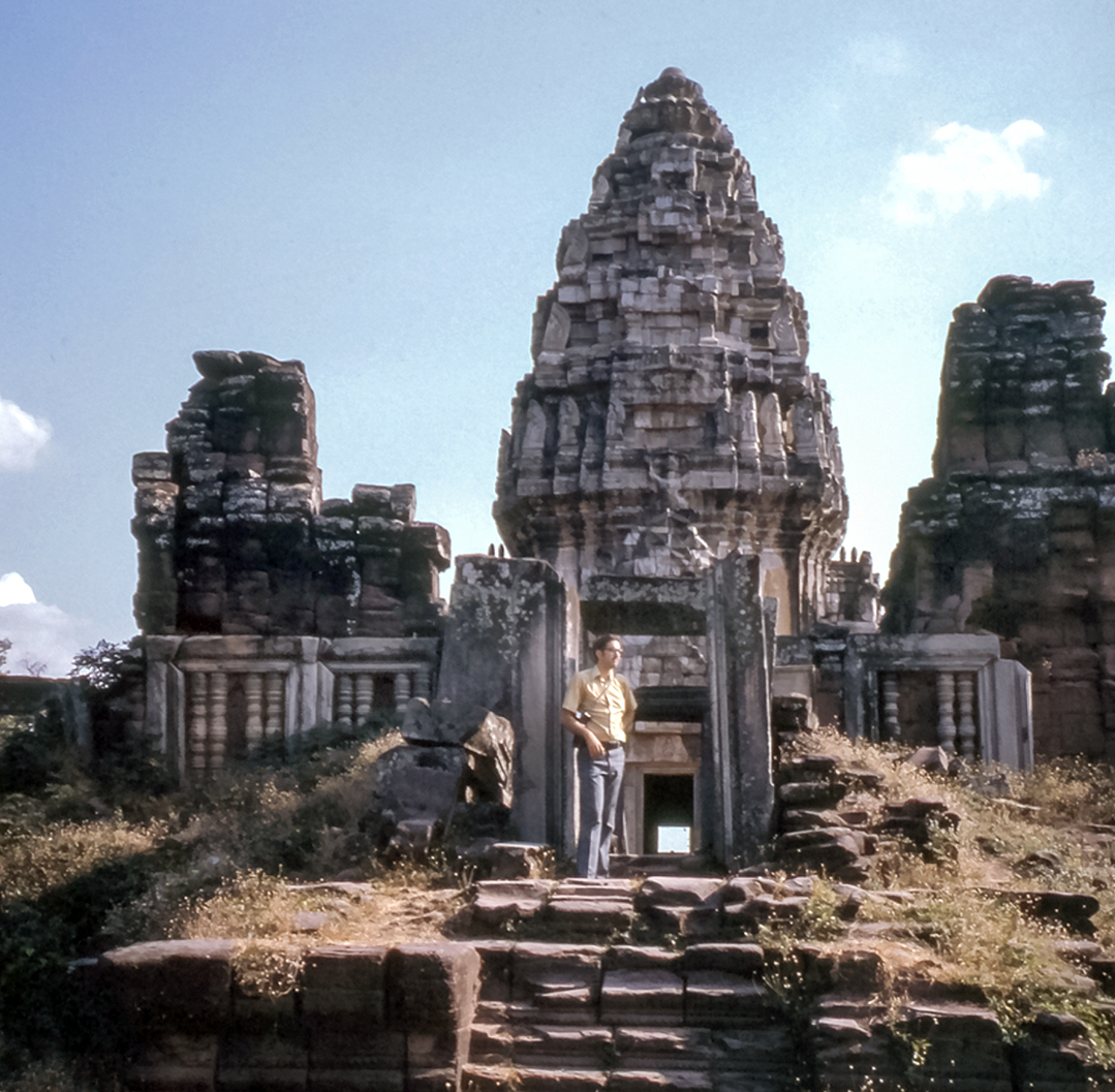 Jon Morgan in Phimai, Thailand, 1973