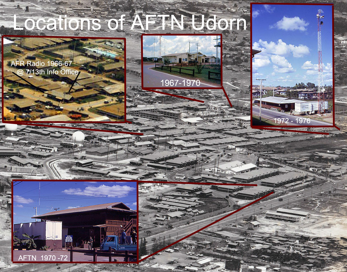 AFTN Udorn Radio/TV - four on base locations