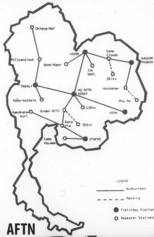AFTN Network Affliliate Map - 1968