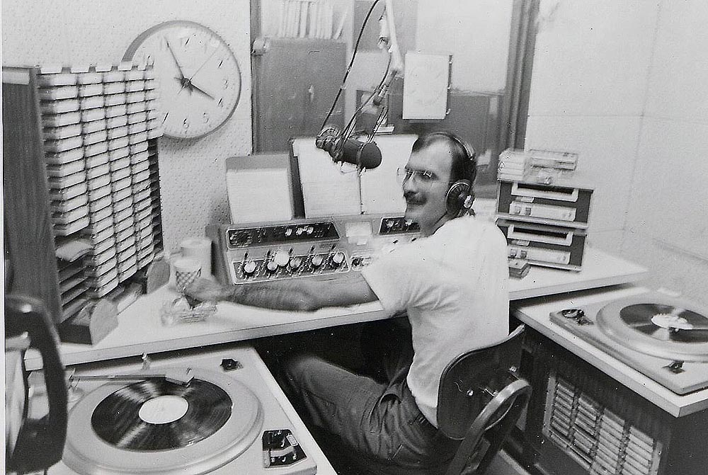 Rik Delisle on the air AFTN Korat 1975