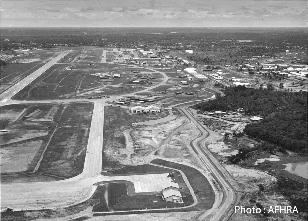 Ubon RTAFB Aerial View 1968