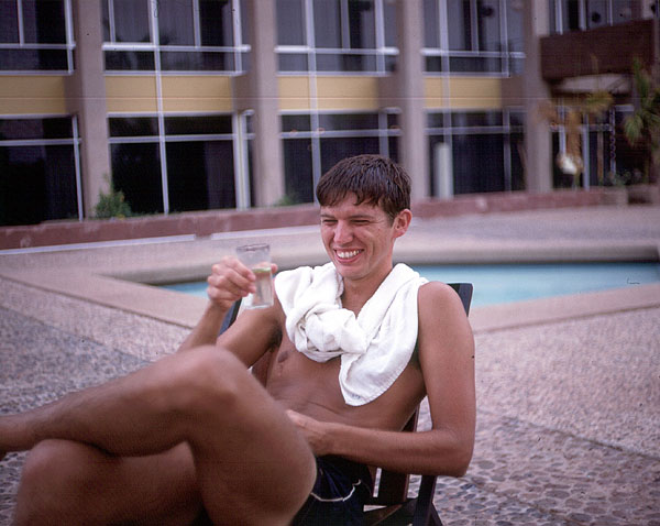 John Smithson at pool
